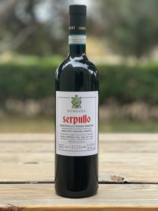 Fongoli 'Serpullo' Montefalco Rosso Riserva Umbria, Italy 2015